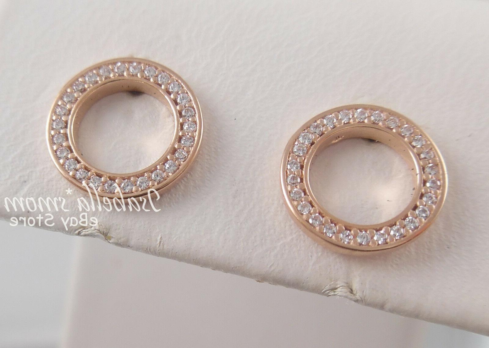 forever originale rosa placcato oro cerchio aperto