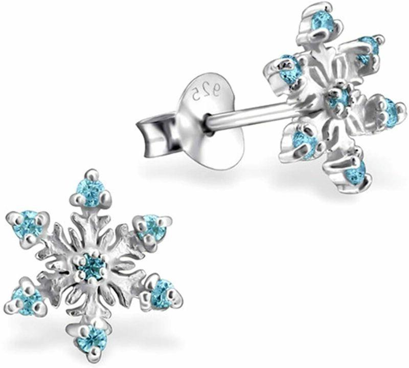 gh1a orecchini a forma di fiocco neve
