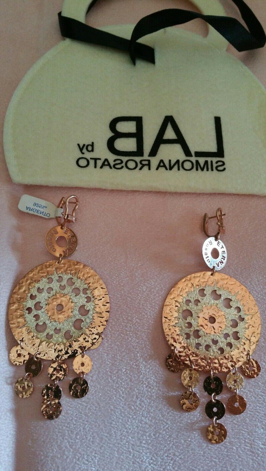 grandi orecchini argento 925 percent