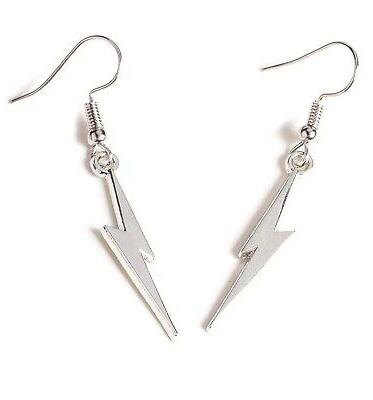 harry potter placcato argento fulmine bullone orecchini