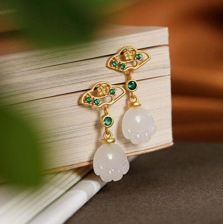 i02 orecchini argento 925 dorato zampa orma