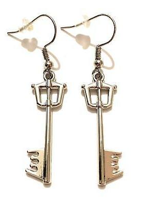 kingdom hearts orecchini keyblade videogame giochi disney