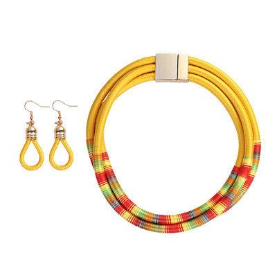 kit orecchini donna collana multi colore donna