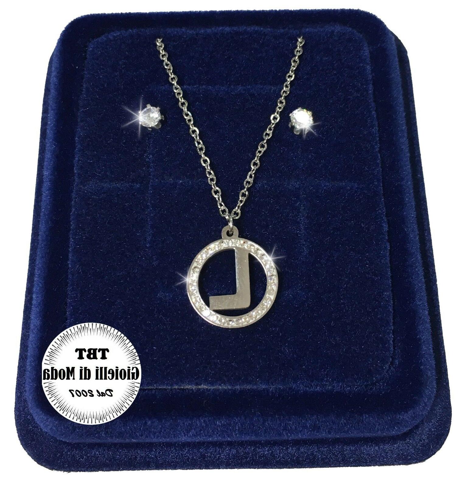 l set finissima collana orecchini p luce