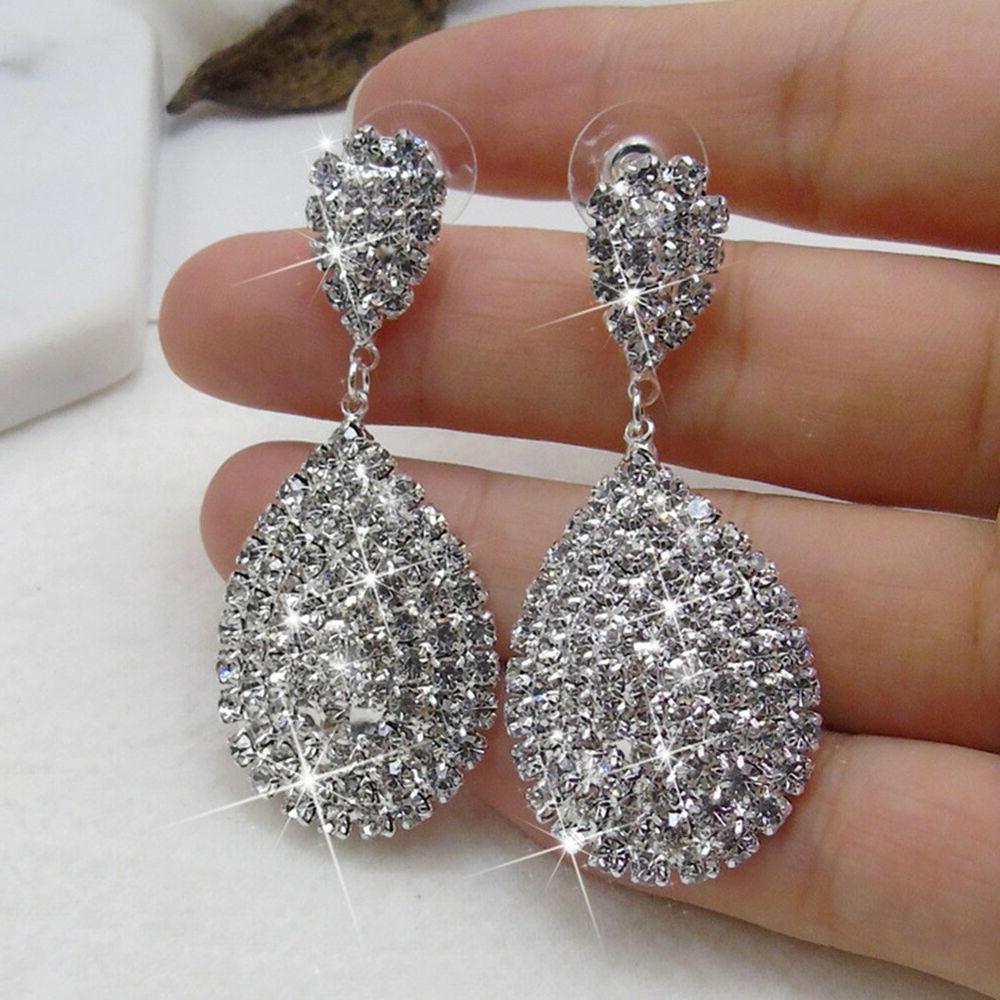 lk donna strass a goccia d acqua