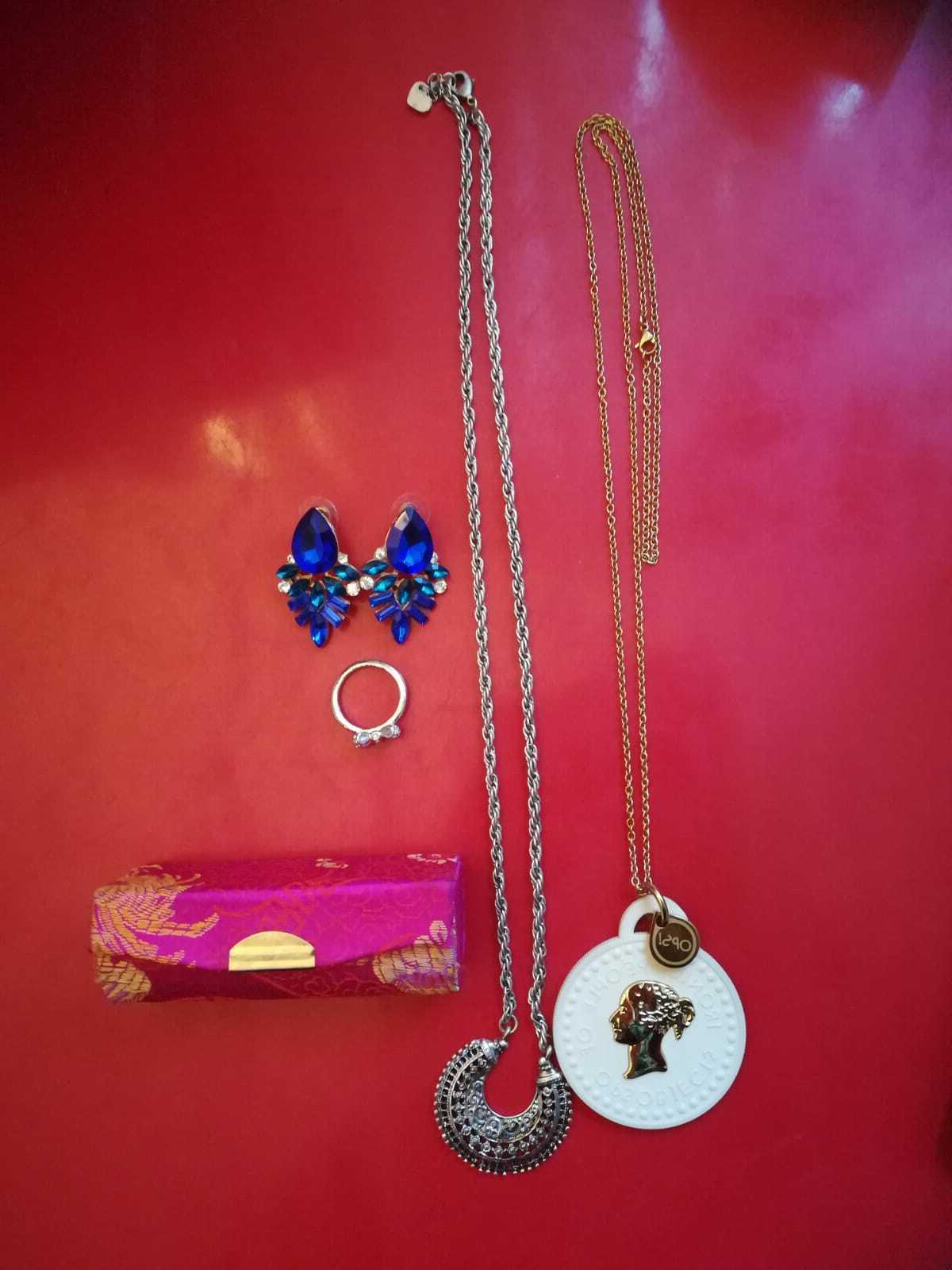 lotto gioielli collana ops anello collana brandy