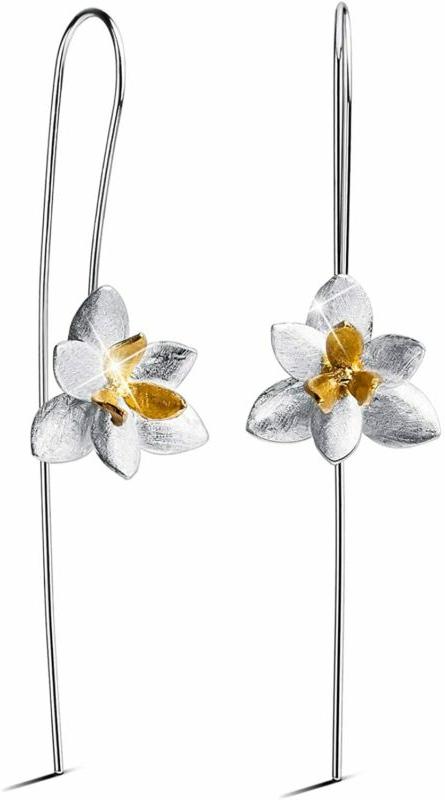 lotus fun orecchini da donna in argento