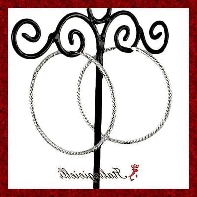 lucenti orecchini a cerchio diamantati donna in