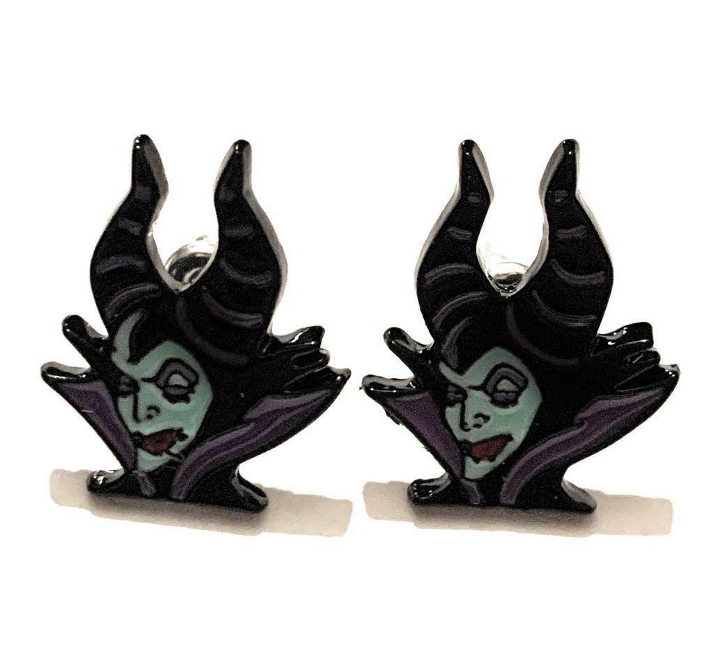 malefica la bella addormentata orecchini a lobo