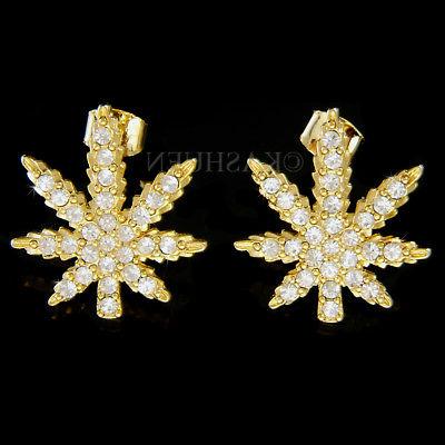 marijuana foglia cannabis vaso fatto con cristallo