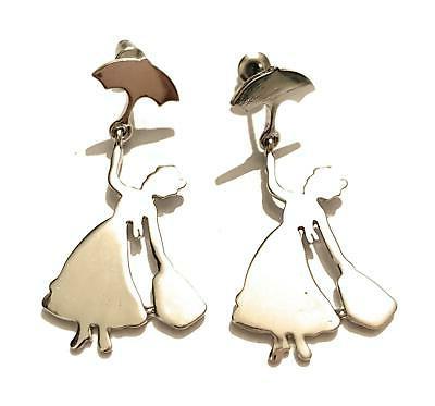 mary poppins orecchini pendenti cartoni nichel free