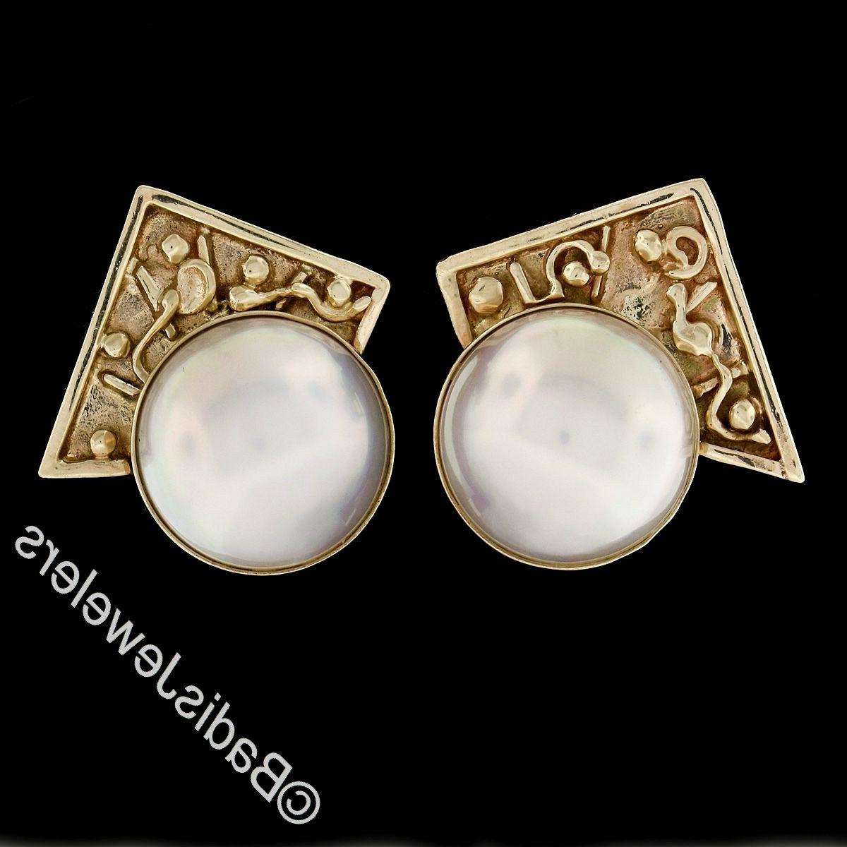 massiccio 14k oro giallo grande lunetta fatto