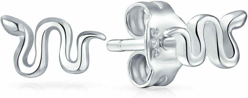 minimalista giardino piccolo serpente rettile snake orecchin