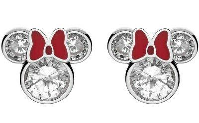 minnie mouse 925 argento orecchini a lobo