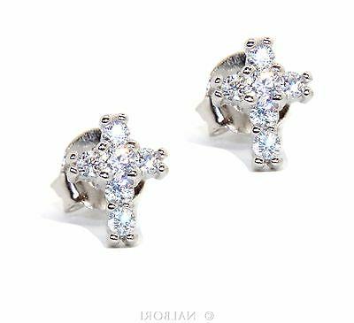 mistika orecchini donna uomo argento 925 zircone