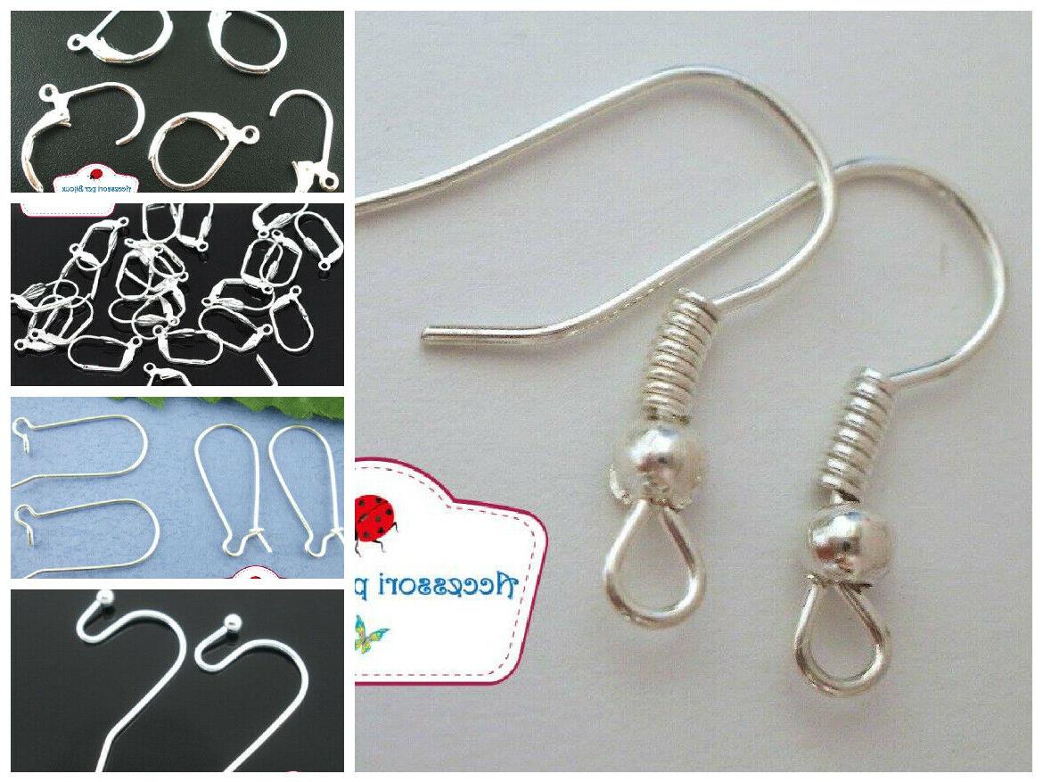 monachelle e ganci per orecchini per creazioni
