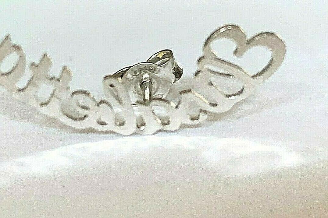 mono orecchino argento 925 elisabetta singolo con