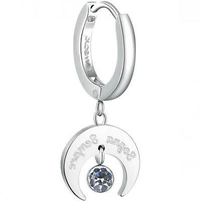 mono orecchino donna bhke007 acciaio acciaio