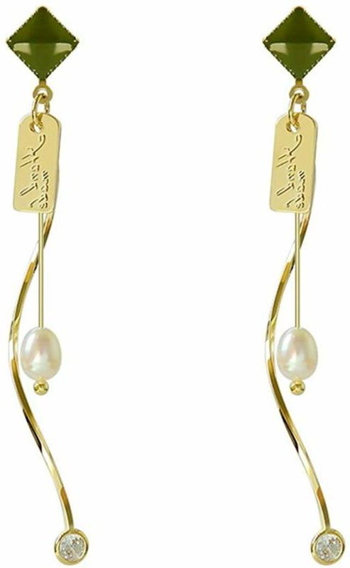 ms swan orecchini lunghi in argento sterling