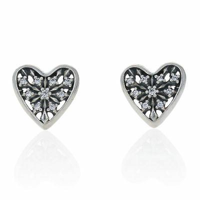 nuovo autentico cuori di inverno orecchini a