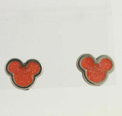 nuovo disney topolino orecchini argento tonalita pesca