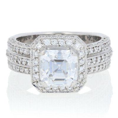 nuovo orecchini halo anello 18k oro euro