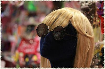 occhiali rotondi modello jhon lennon neri glasses