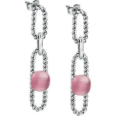 orecchini 1930 satp11 earrings donna pietra rosa