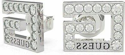 orecchini a bottone g acciaio e swarovski