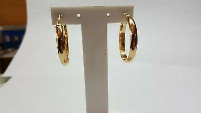 orecchini a cerchio a sezione mezza tonda