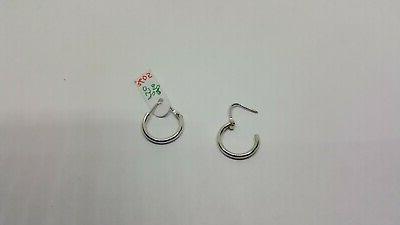 orecchini a cerchio a sezione tonda in