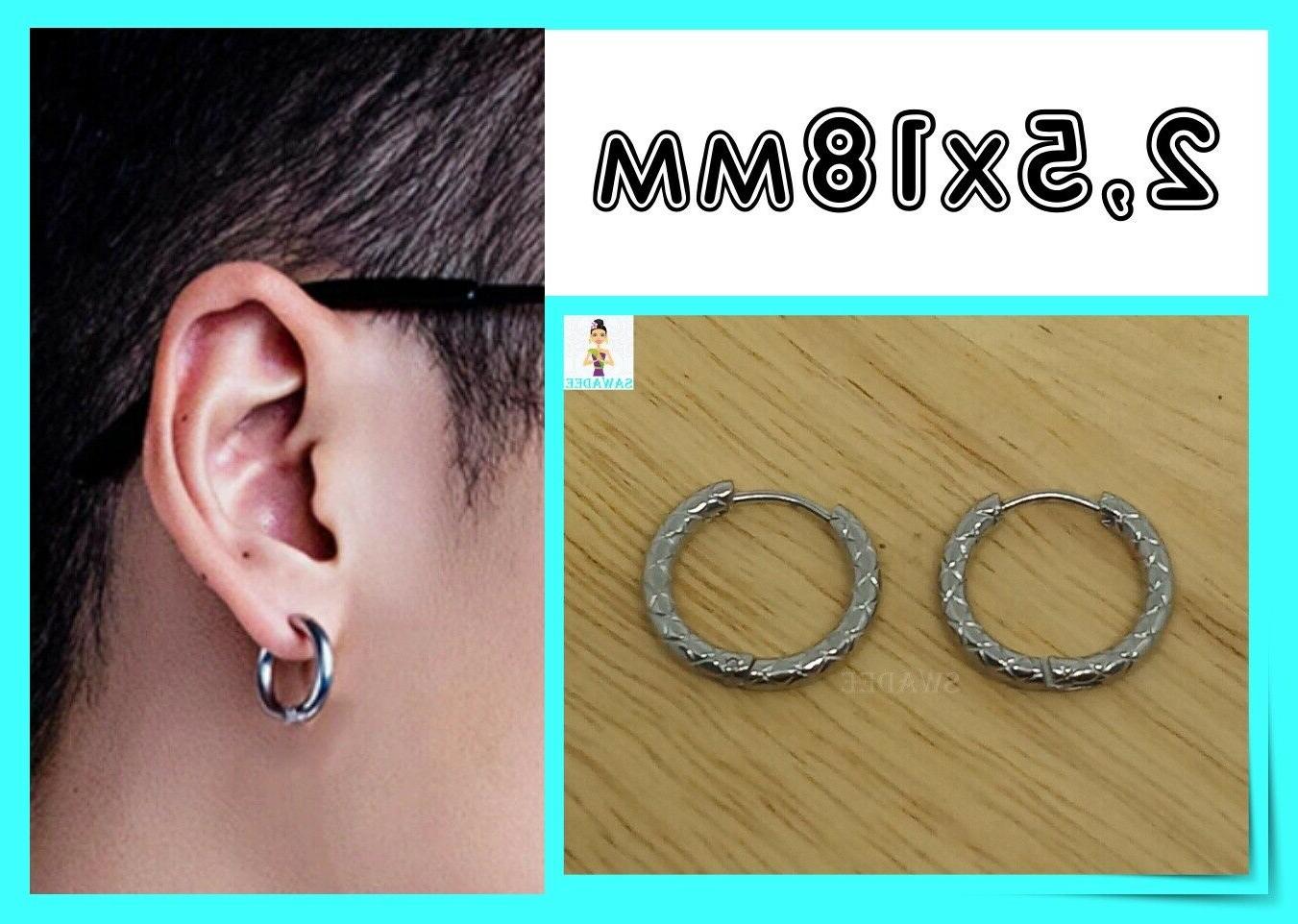 orecchini a cerchio acciaio inox cerchietto pirata