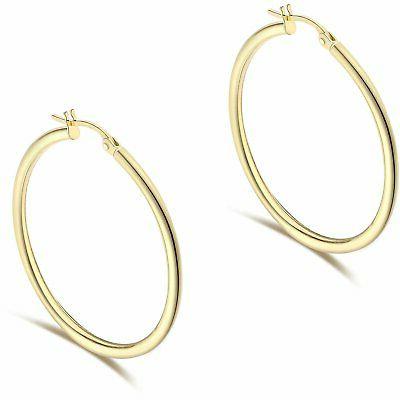 orecchini a cerchio donna in oro giallo