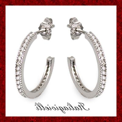 orecchini a cerchio gioielli donna in argento