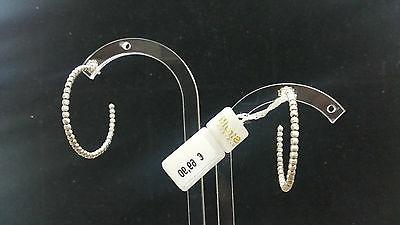 orecchini a cerchio in argento offerta