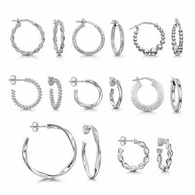 orecchini a cerchio in argento sterling 925