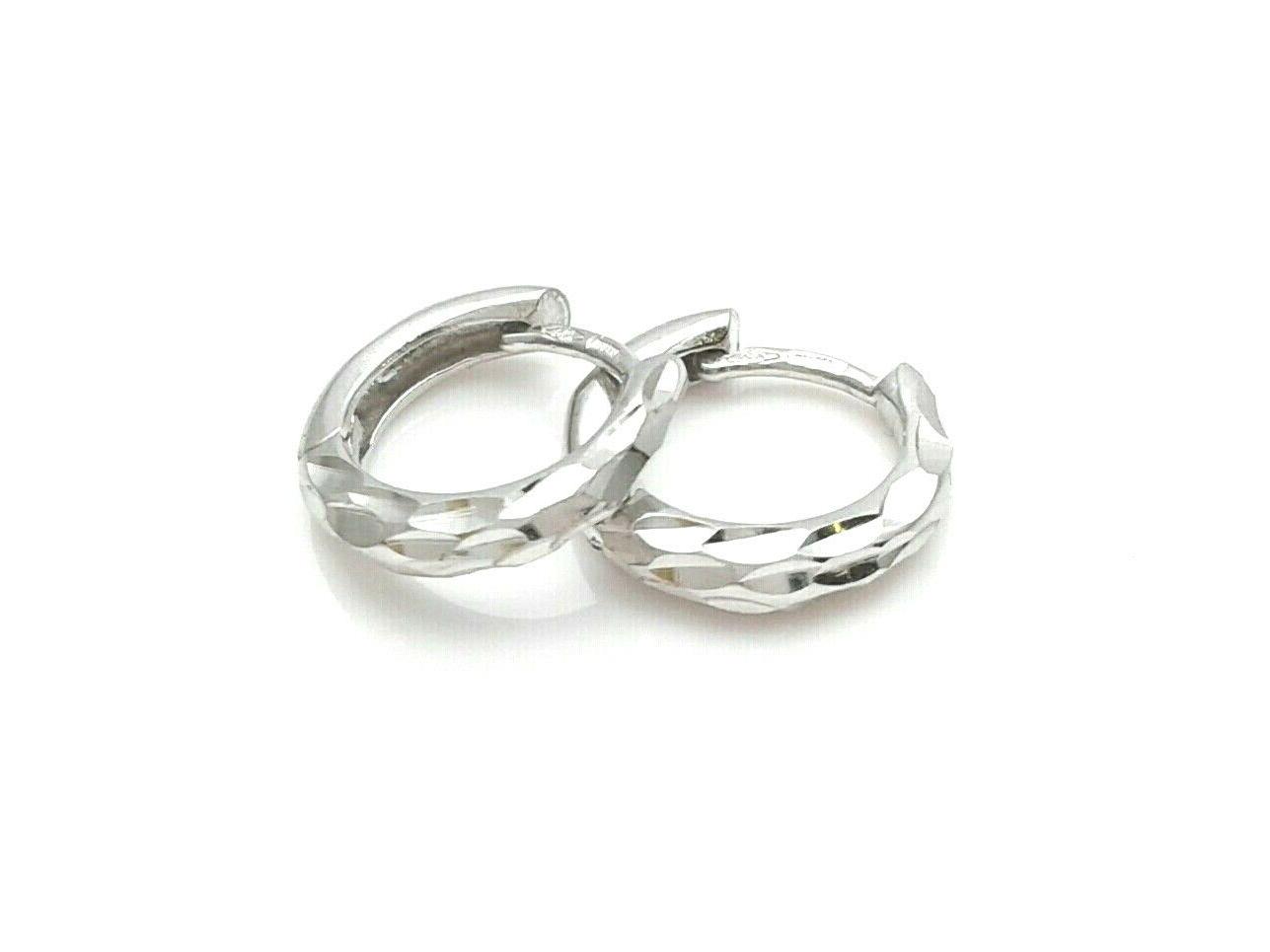 orecchini a cerchio in oro bianco 18