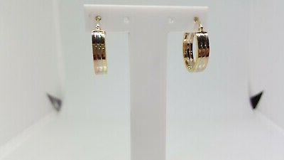 orecchini a cerchio in oro giallo bianco