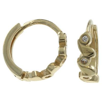 orecchini a cerchio per bambina in oro