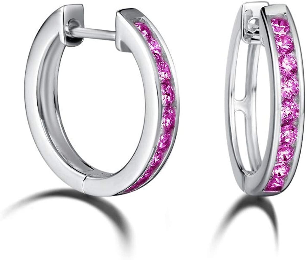 orecchini a cerchio per donna in argento