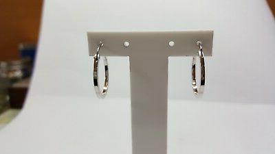 orecchini a cerchio sezione quadrata in oro