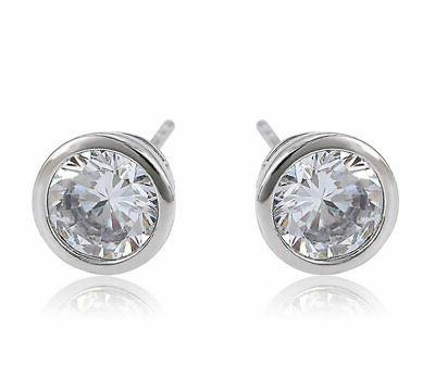 orecchini a farfalla con cristallo swarovski argento