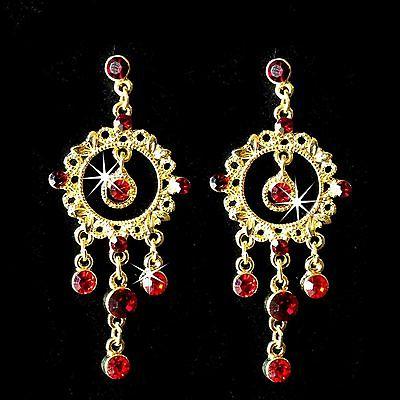 orecchini a farfalla orecchini pendenti strass bollywood