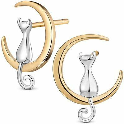 orecchini a forma di gatto carino da