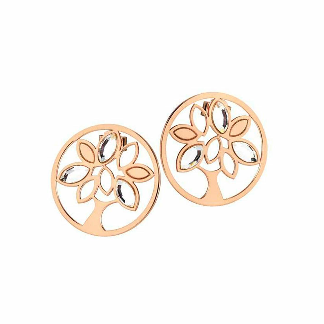 orecchini a lobo con albero della vita