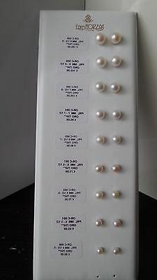 A Lobo Donna Oro Bianco Perle Vere Naturali X Matrimonio Fid