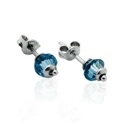 orecchini a lobo in argento 925 con
