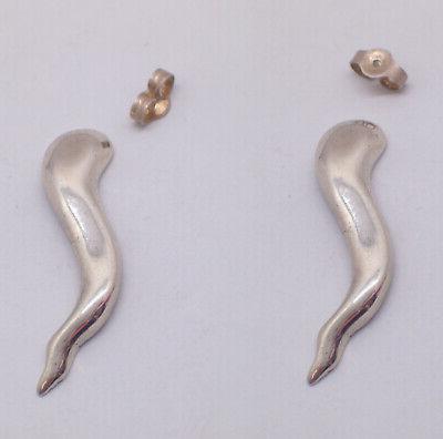 orecchini a lobo in argento 925 con