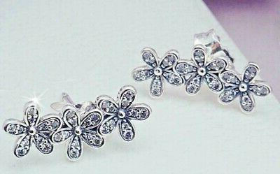 orecchini a lobo margherita sterling silver daisy
