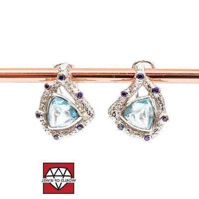 orecchini a perno chiuso di argento 925